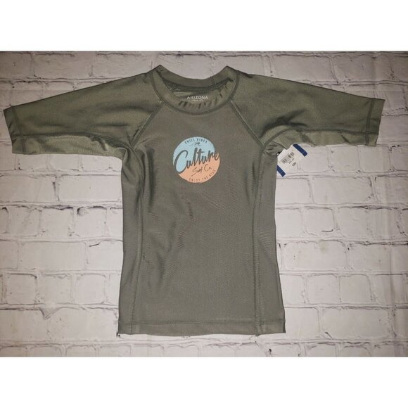 Nwt Arizona Jean Co Boys Size XXS 4/5 Rash Guard Swim Shirt - Picture 1 of 3